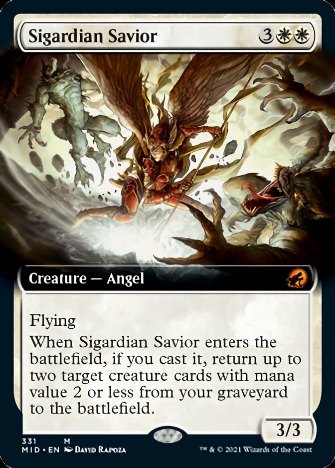 Sigardian Savior (Extended Art) [Innistrad: Midnight Hunt] | The Clever Kobold