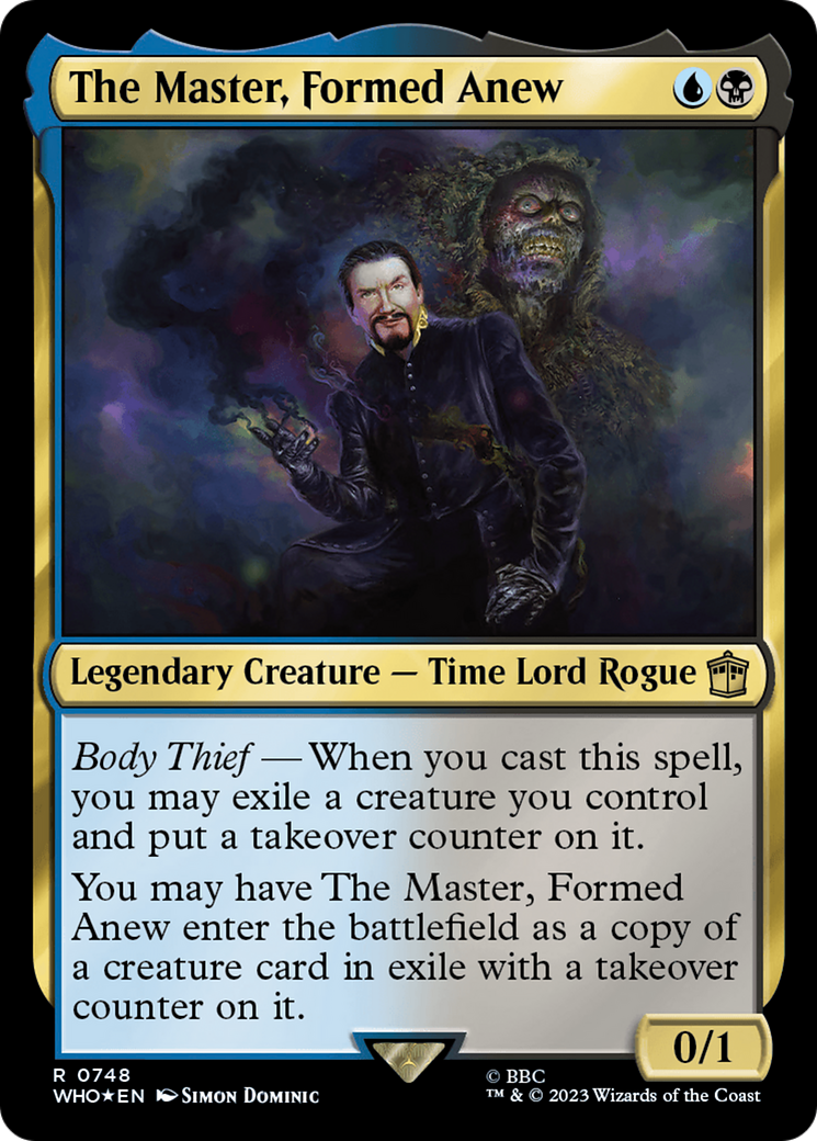 The Master, Formed Anew (Surge Foil) [Doctor Who] | The Clever Kobold