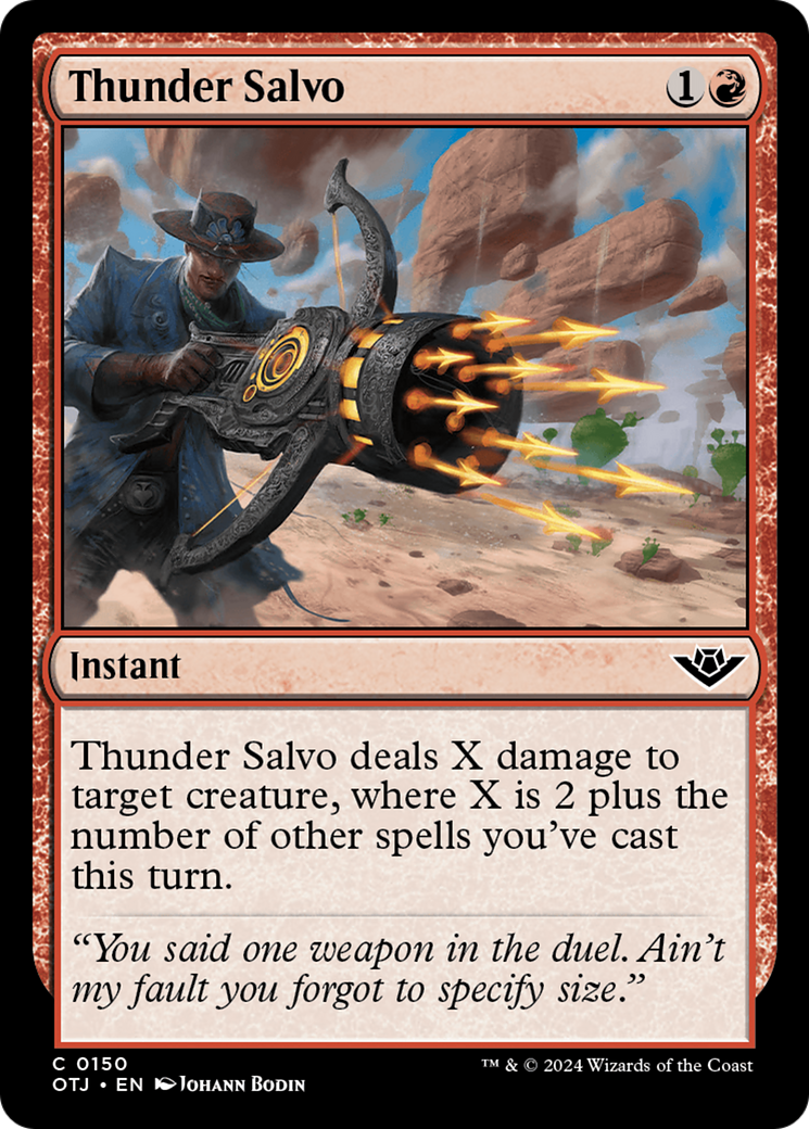 Thunder Salvo [Outlaws of Thunder Junction] | The Clever Kobold