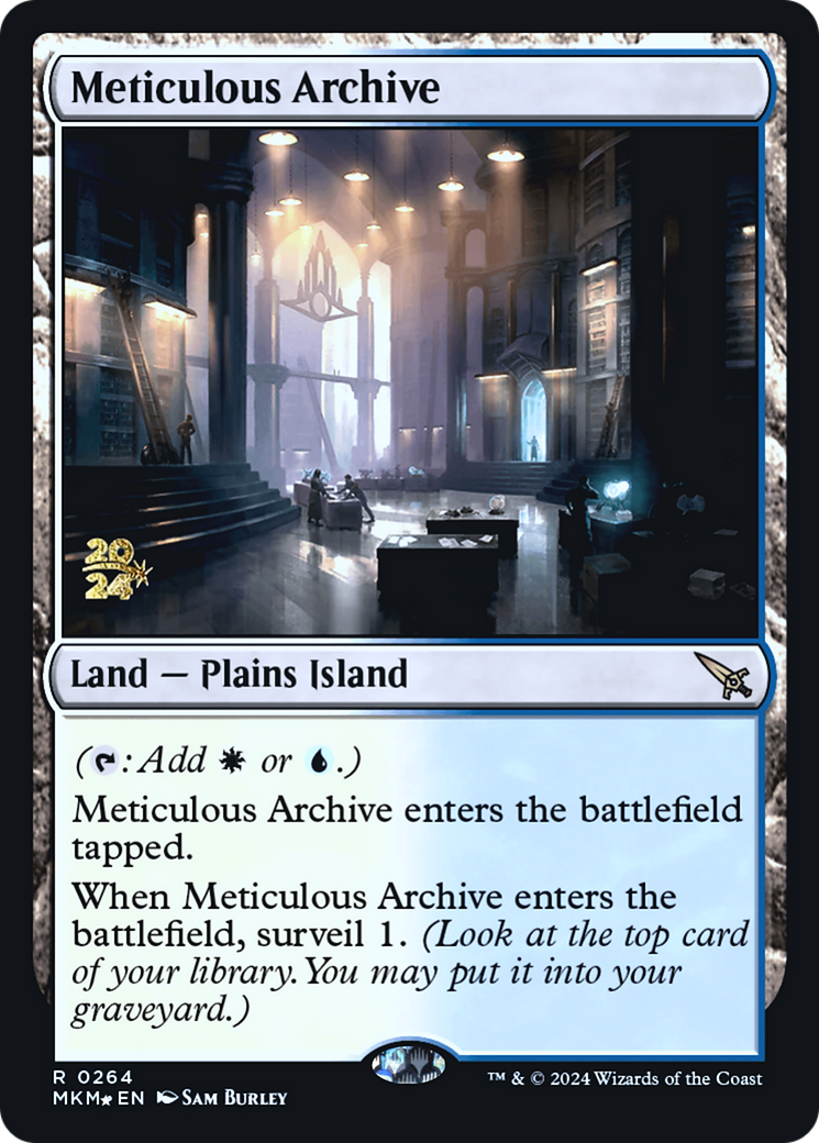 Meticulous Archive [Murders at Karlov Manor Prerelease Promos] | The Clever Kobold