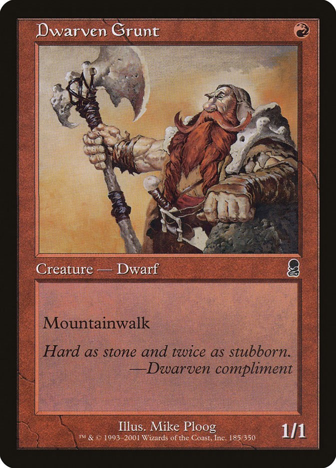 Dwarven Grunt [ODY - 185]
