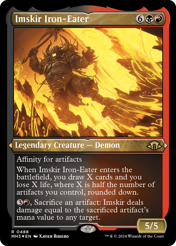 Imskir Iron-Eater (Foil Etched) [Modern Horizons 3] | The Clever Kobold