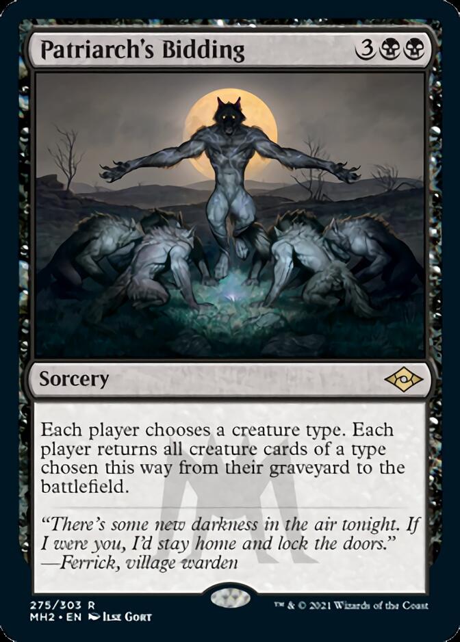 Patriarch's Bidding (Foil Etched) [Modern Horizons 2] | The Clever Kobold