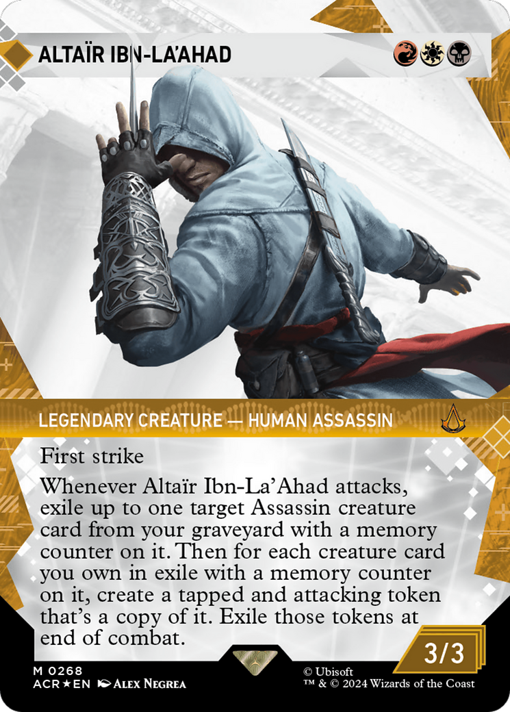 Altair Ibn-La'Ahad (Showcase) (Textured Foil) [Assassin's Creed] | The Clever Kobold