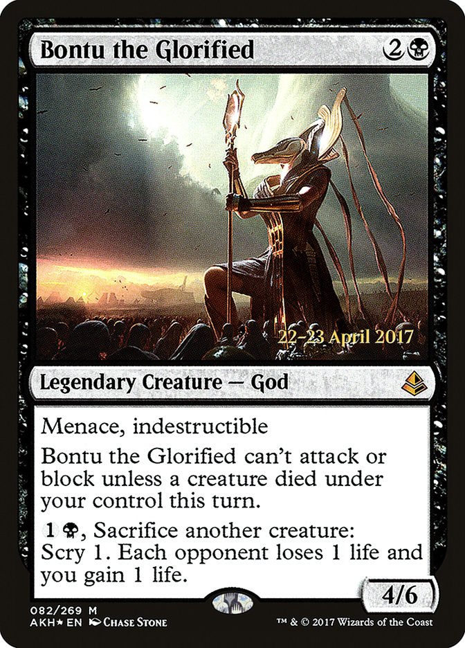 Bontu the Glorified [Amonkhet Prerelease Promos] | The Clever Kobold