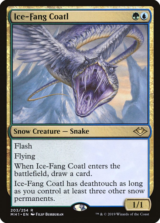 Ice-Fang Coatl [Modern Horizons] | The Clever Kobold