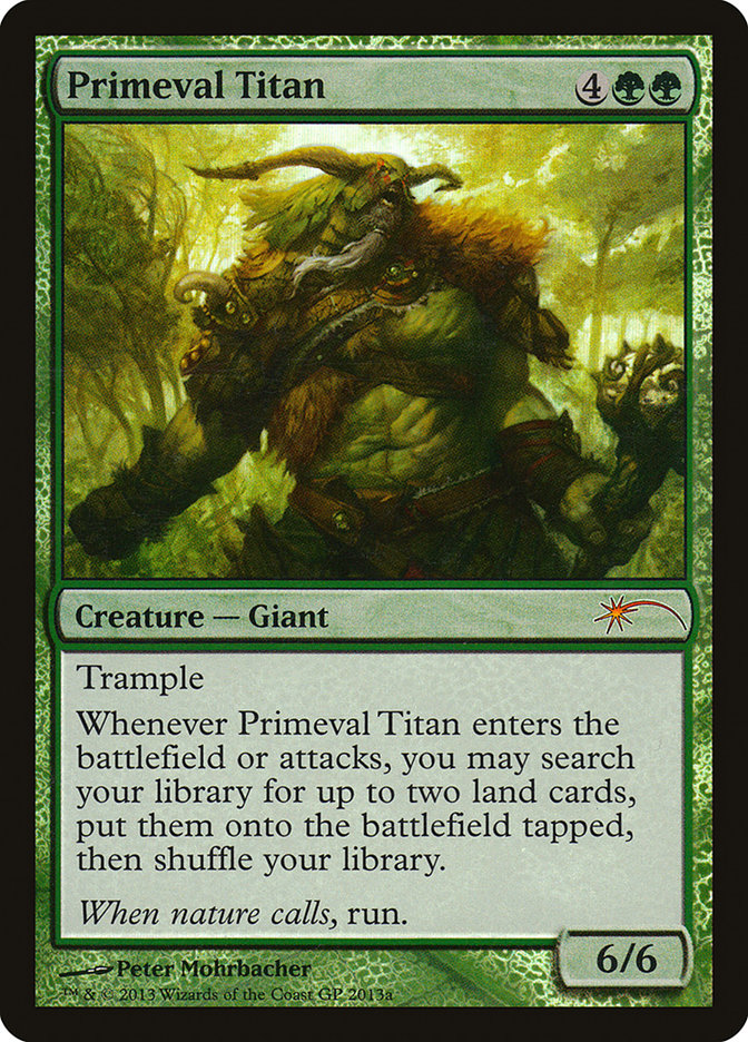 Primeval Titan (Grand Prix) [Grand Prix Promos] | The Clever Kobold