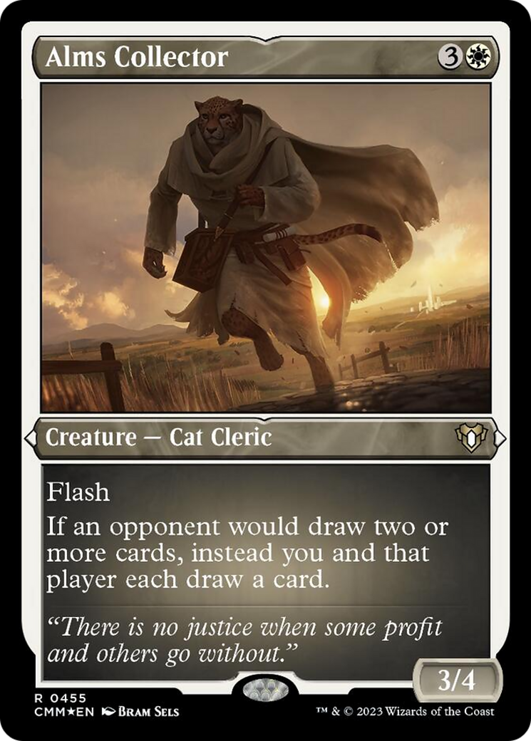 Alms Collector (Foil Etched) [Commander Masters] | The Clever Kobold