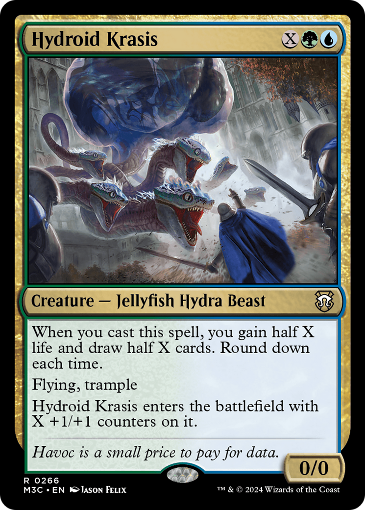 Hydroid Krasis (Ripple Foil) [Modern Horizons 3 Commander] | The Clever Kobold