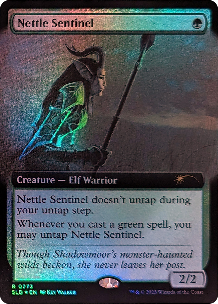 Nettle Sentinel (Extended Art) [Secret Lair Drop Series] | The Clever Kobold