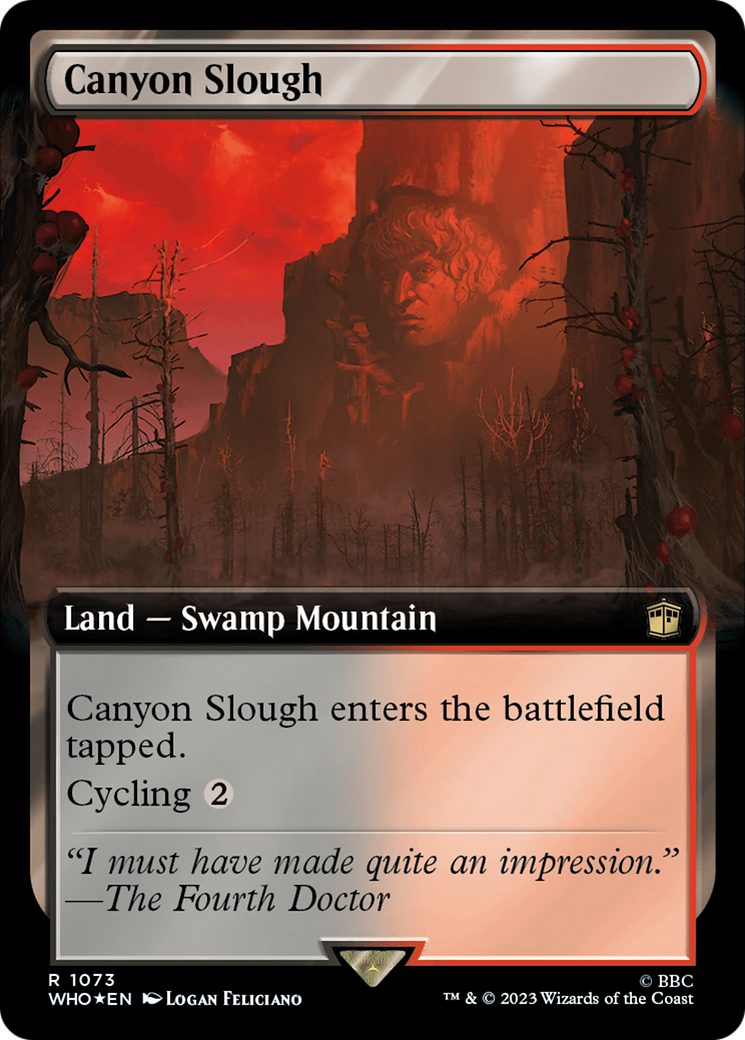 Canyon Slough (Extended Art) (Surge Foil) [Doctor Who] | The Clever Kobold