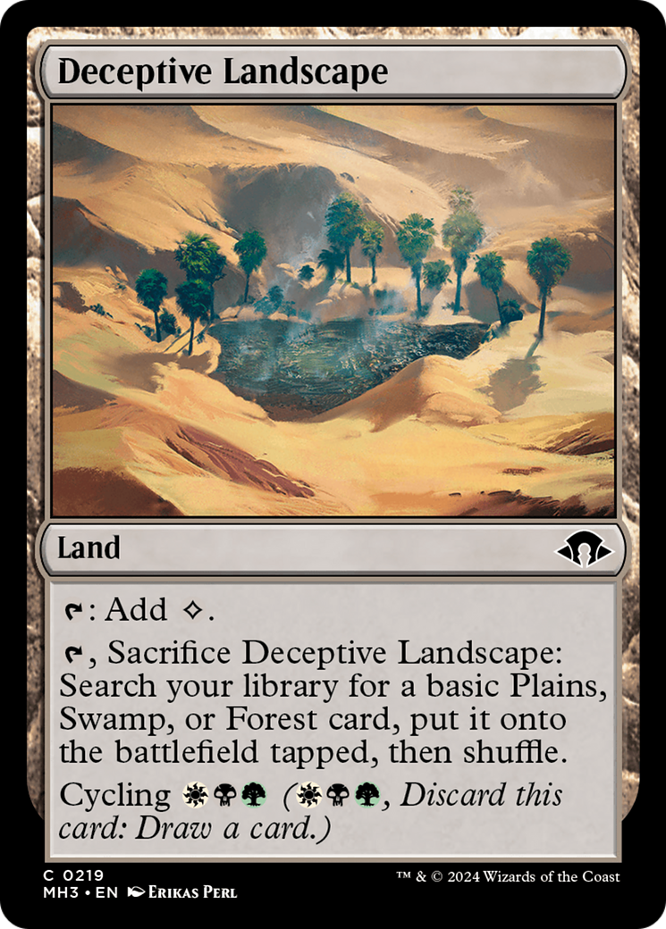 Deceptive Landscape [Modern Horizons 3] | The Clever Kobold