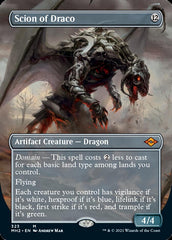 Scion of Draco (Borderless Alternate Art) [Modern Horizons 2] | The Clever Kobold