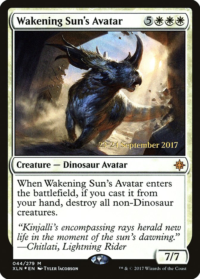 Wakening Sun's Avatar [Ixalan Prerelease Promos] | The Clever Kobold