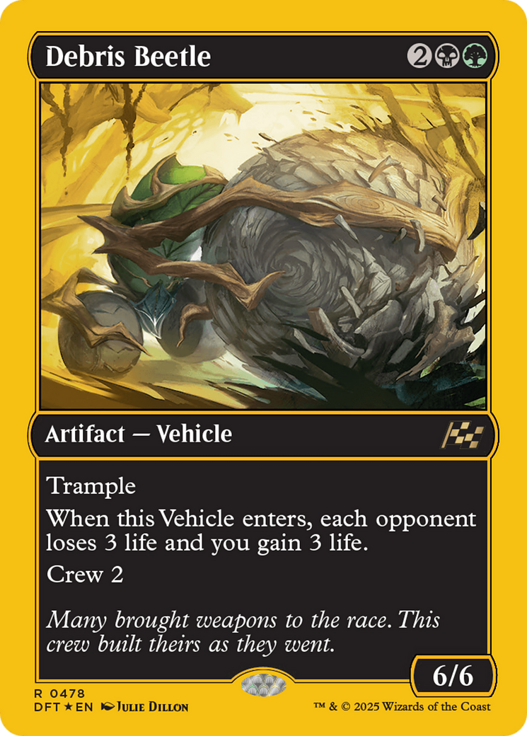 Debris Beetle (First-Place Foil) [Aetherdrift] | The Clever Kobold