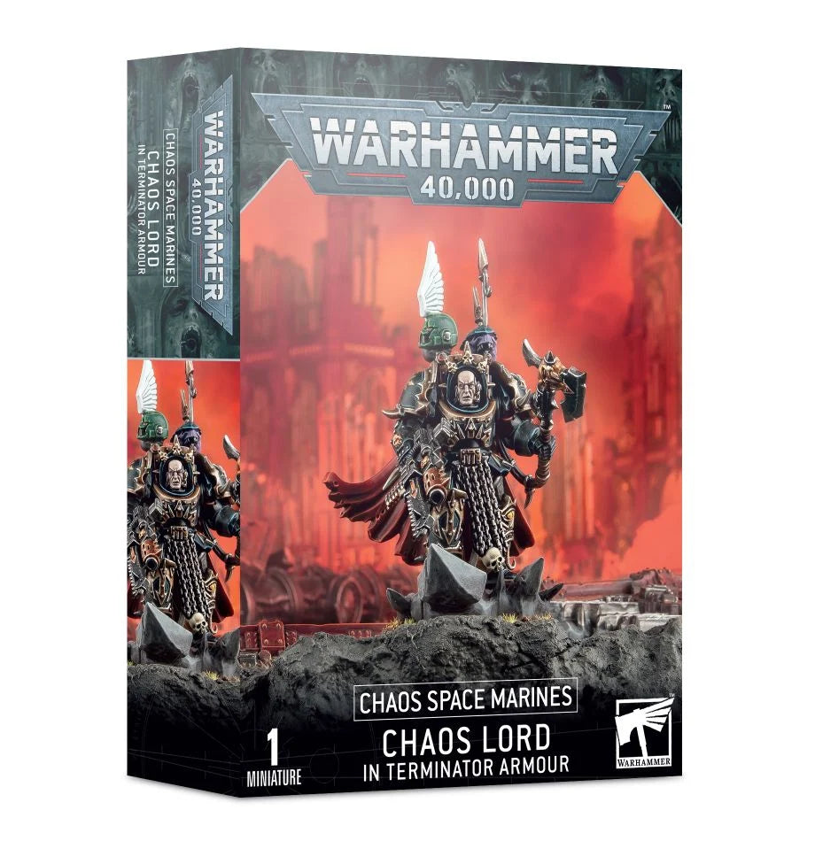 Chaos Space Marines Terminator Lord / Sorcerer Lord in Terminator Armour | The Clever Kobold