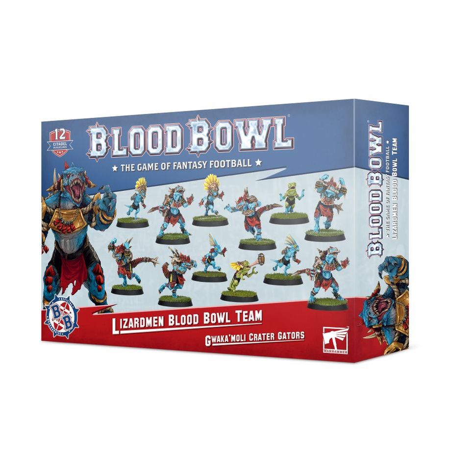 Lizardmen Blood Bowl Team: Gwaka'Moli Crater Gators | The Clever Kobold