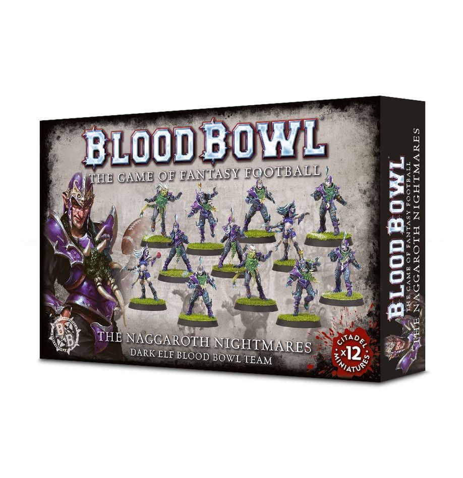 Dark Elf Blood Bowl Team: Naggaroth Nightmares | The Clever Kobold