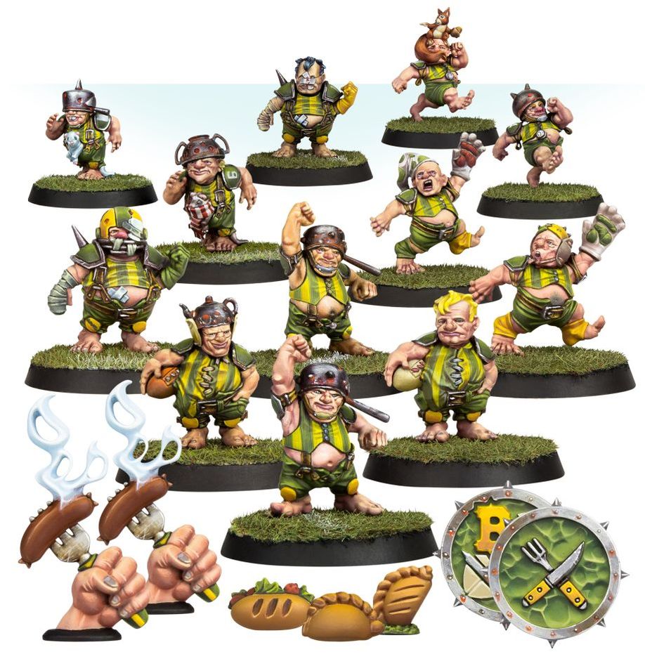 Halfling Blood Bowl Team: Greenfield Grasshuggers | The Clever Kobold