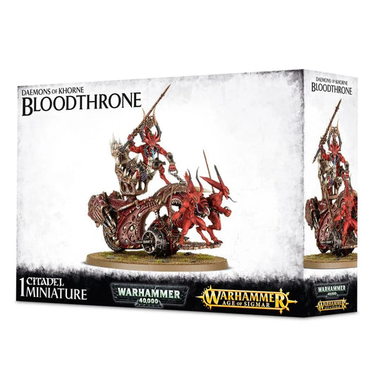 Rendmaster, Herald of Khorne on Blood Throne / Daemons Of Khorne Skull Cannon