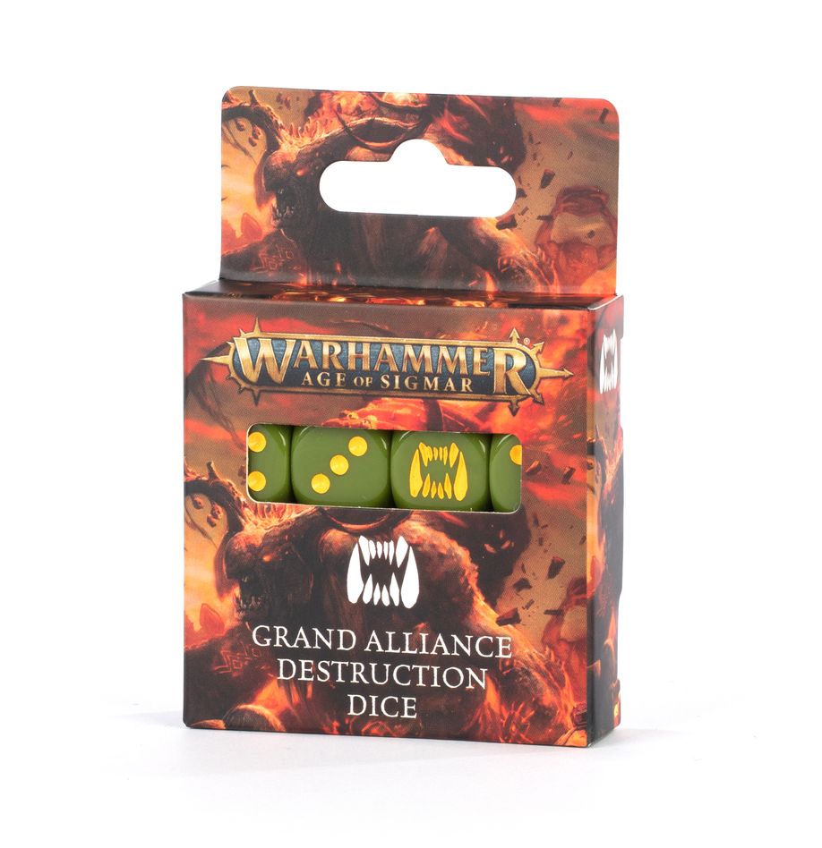 Grand Alliance Destruction Dice | The Clever Kobold