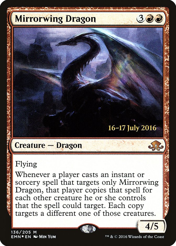 Mirrorwing Dragon [Eldritch Moon Prerelease Promos] | The Clever Kobold