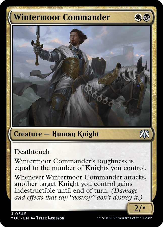 Wintermoor Commander [March of the Machine Commander] | The Clever Kobold