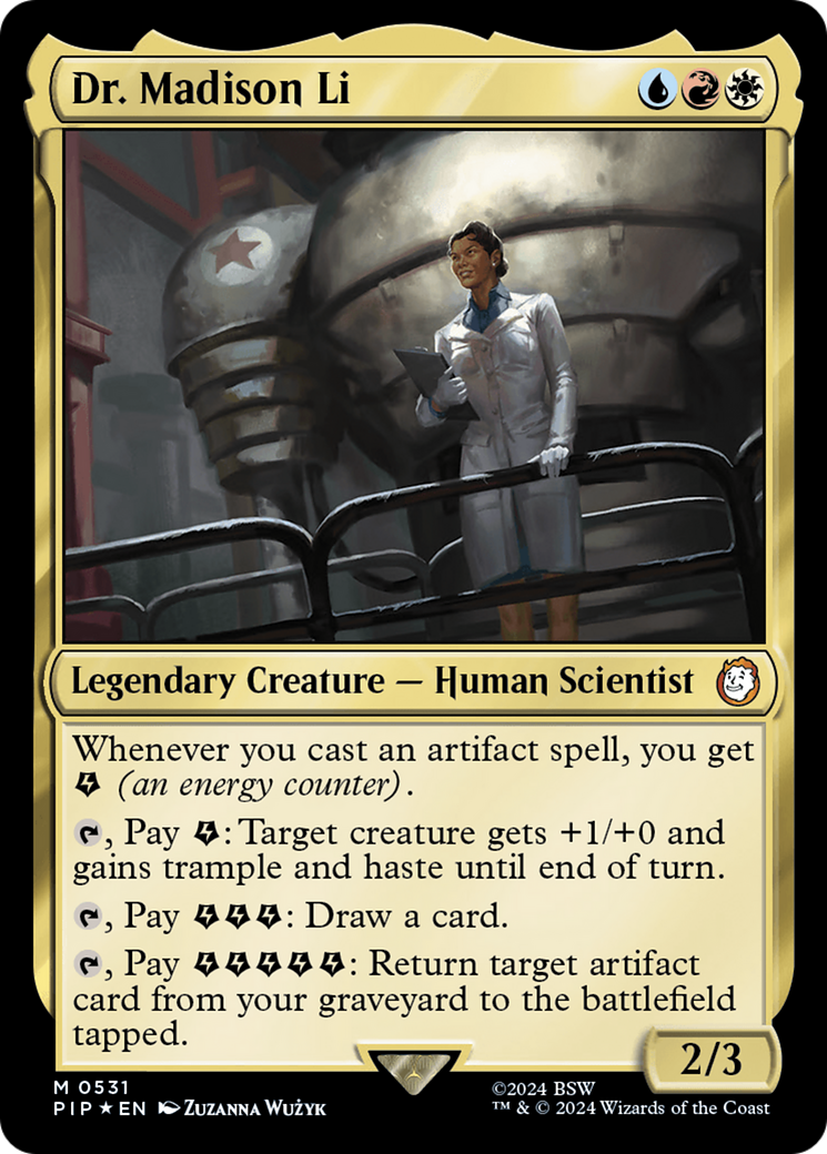 Dr. Madison Li (Surge Foil) [Fallout] | The Clever Kobold