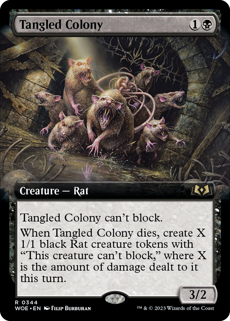 Tangled Colony (Extended Art) [Wilds of Eldraine] | The Clever Kobold