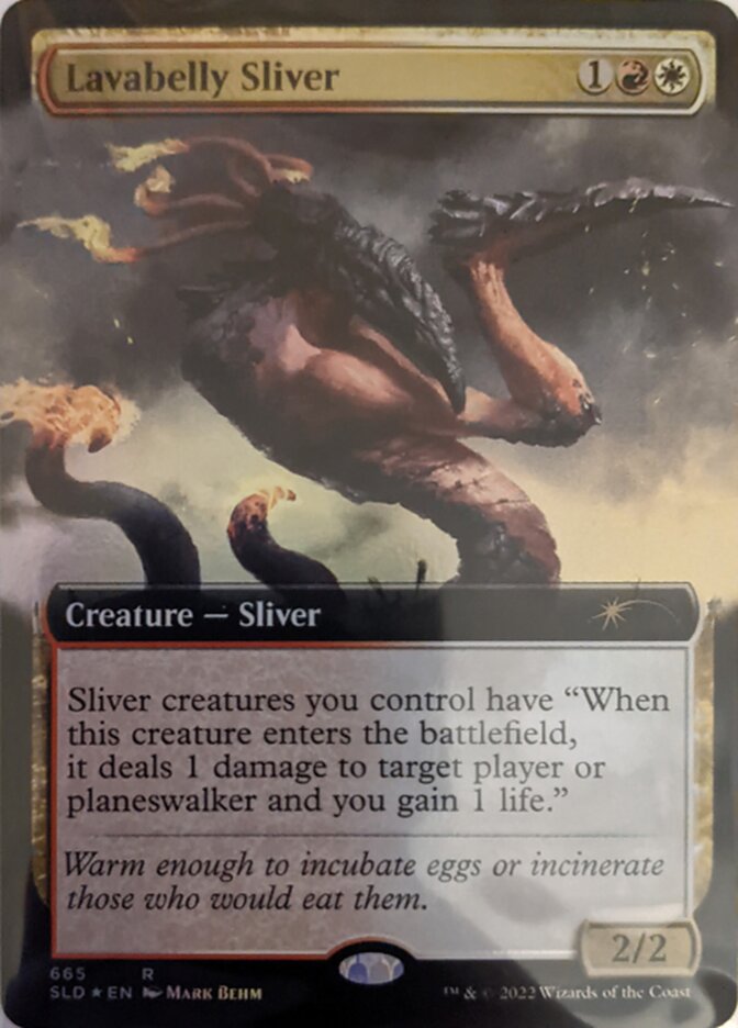 Lavabelly Sliver (Extended Art) [Secret Lair Drop Promos] | The Clever Kobold