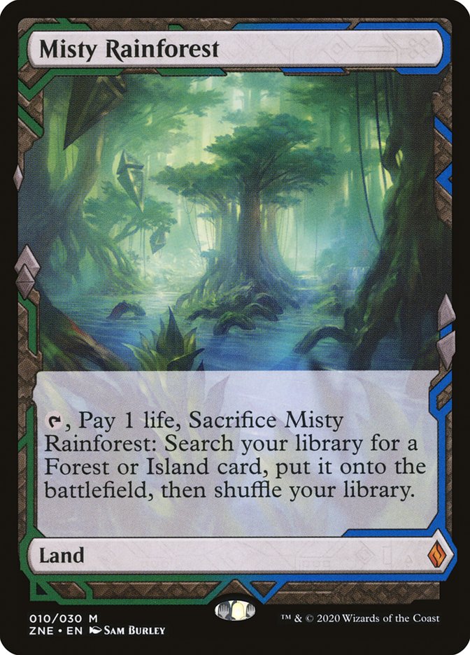 Misty Rainforest (Expeditions) [Zendikar Rising Expeditions] | The Clever Kobold