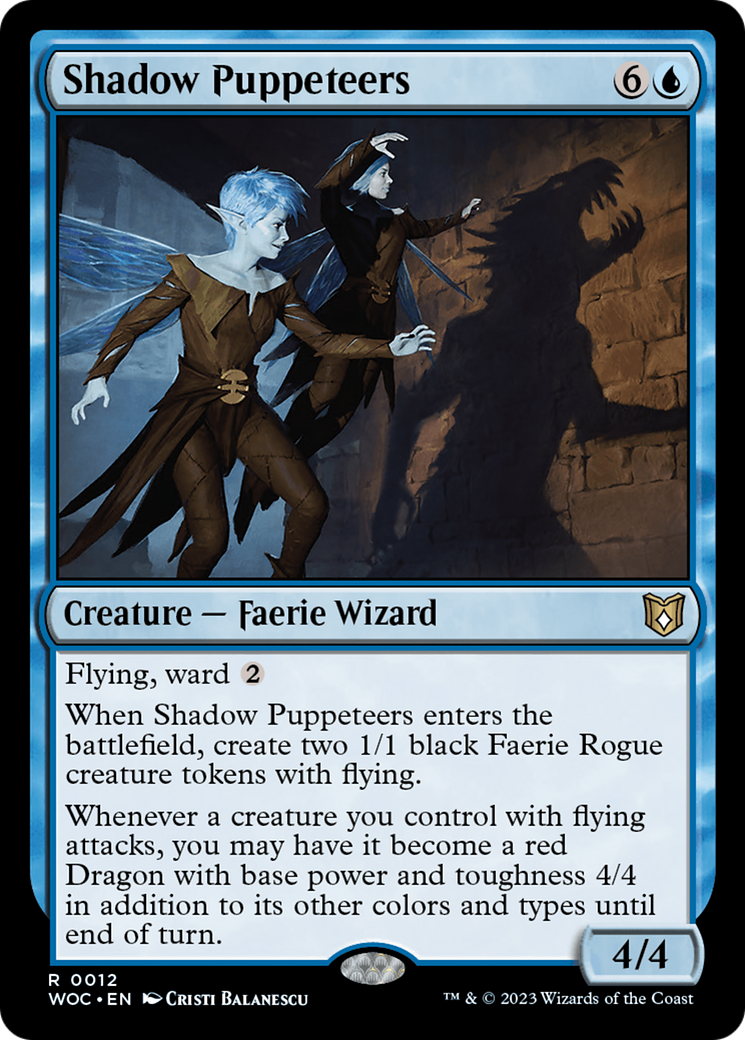 Shadow Puppeteers [Wilds of Eldraine Commander] | The Clever Kobold