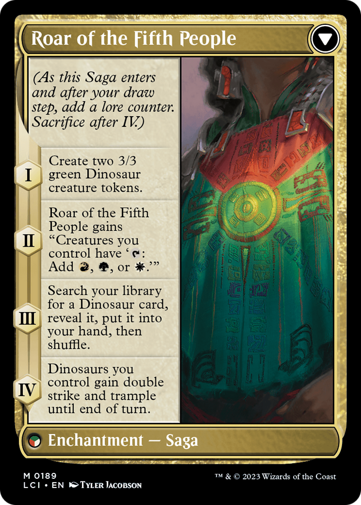 Huatli, Poet of Unity // Roar of the Fifth People [The Lost Caverns of Ixalan] | The Clever Kobold