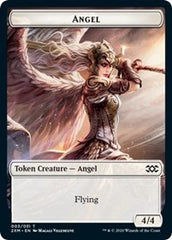 Angel // Treasure Double-Sided Token [Double Masters Tokens] | The Clever Kobold