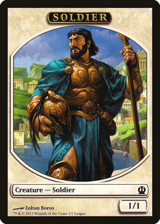 Soldier Token (Zoltan Boros) [League Tokens 2013] | The Clever Kobold