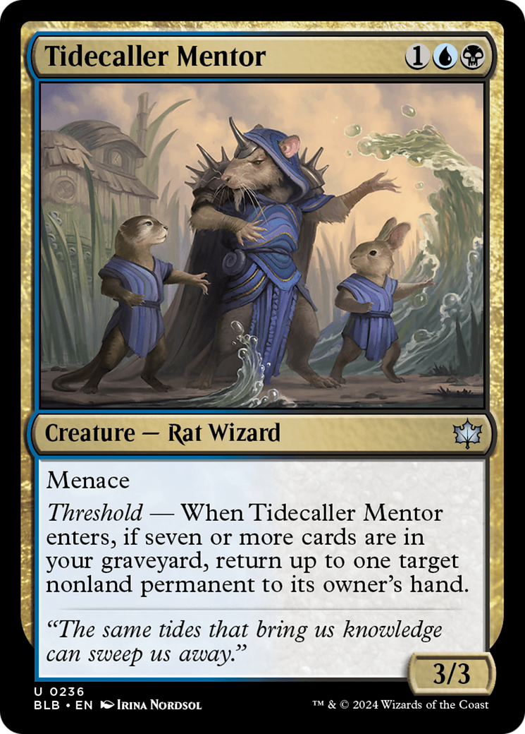 Tidecaller Mentor [Bloomburrow] | The Clever Kobold