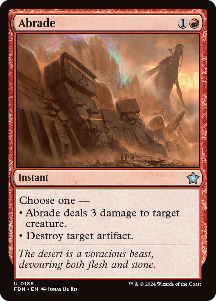 Abrade [Foundations] | The Clever Kobold