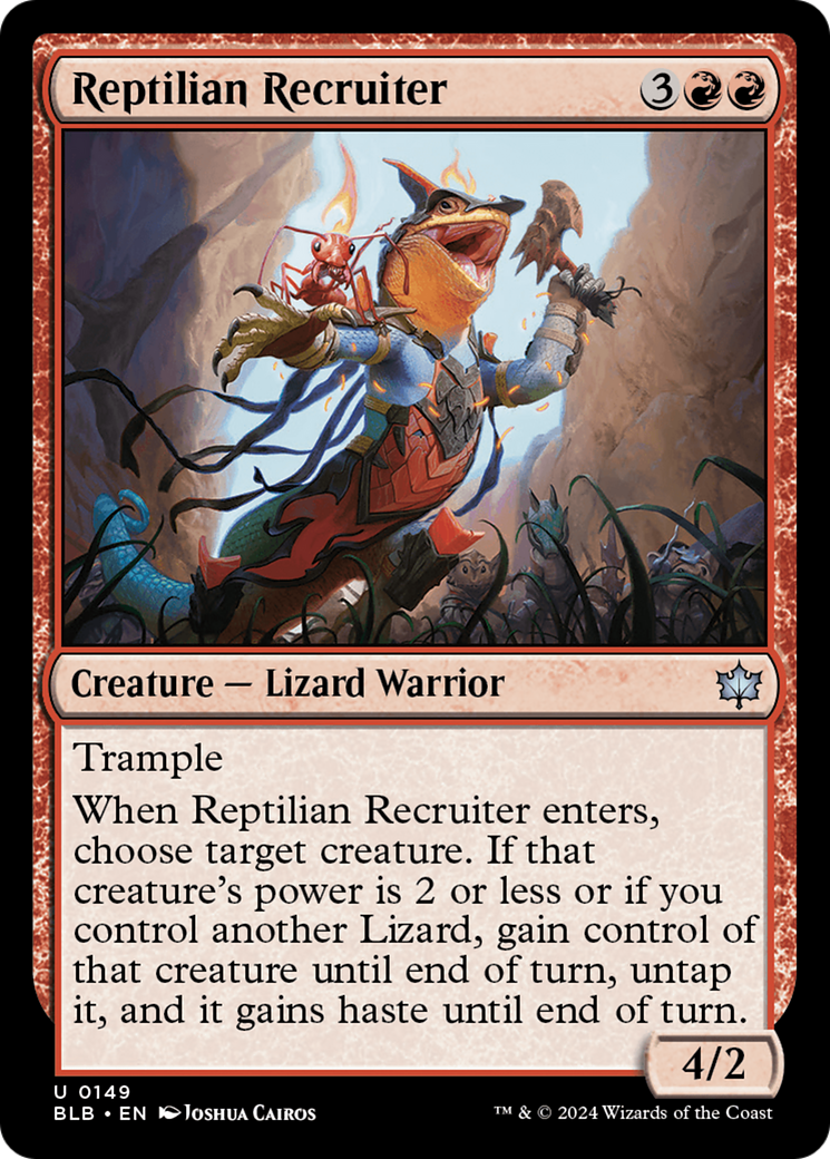 Reptilian Recruiter [Bloomburrow] | The Clever Kobold