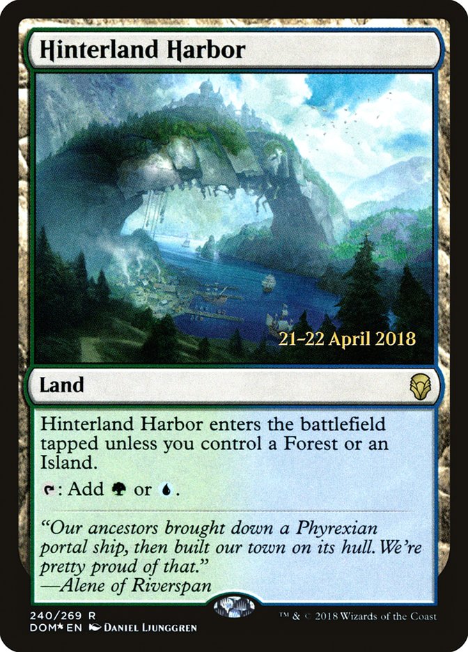 Hinterland Harbor [Dominaria Prerelease Promos] | The Clever Kobold