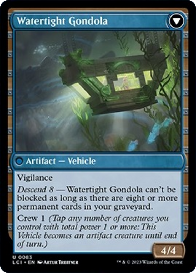 Waterlogged Hulk // Watertight Gondola [The Lost Caverns of Ixalan] | The Clever Kobold