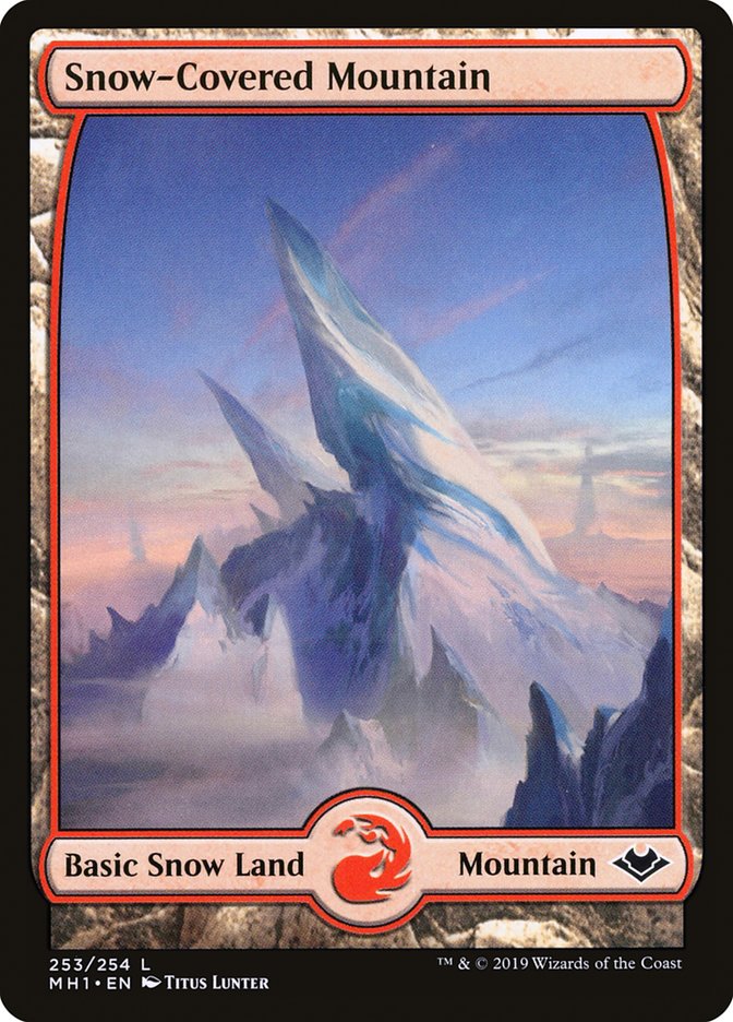 Snow-Covered Mountain [Modern Horizons] | The Clever Kobold