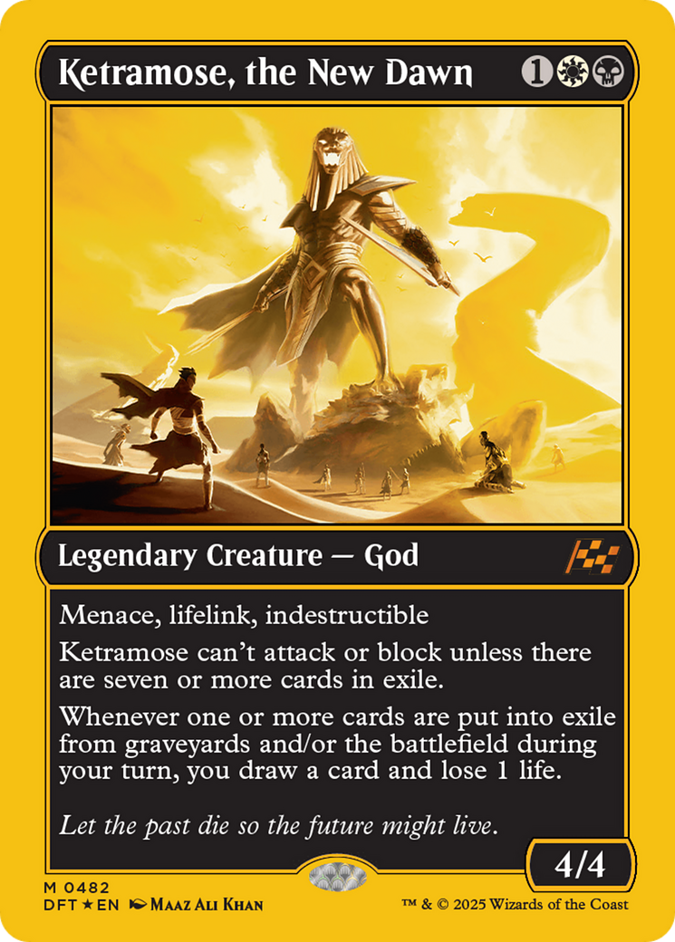 Ketramose, the New Dawn (First-Place Foil) [Aetherdrift] | The Clever Kobold