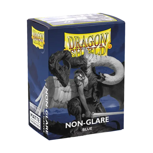 Blue - Non-Glare - Matte Sleeves - Standard Size
