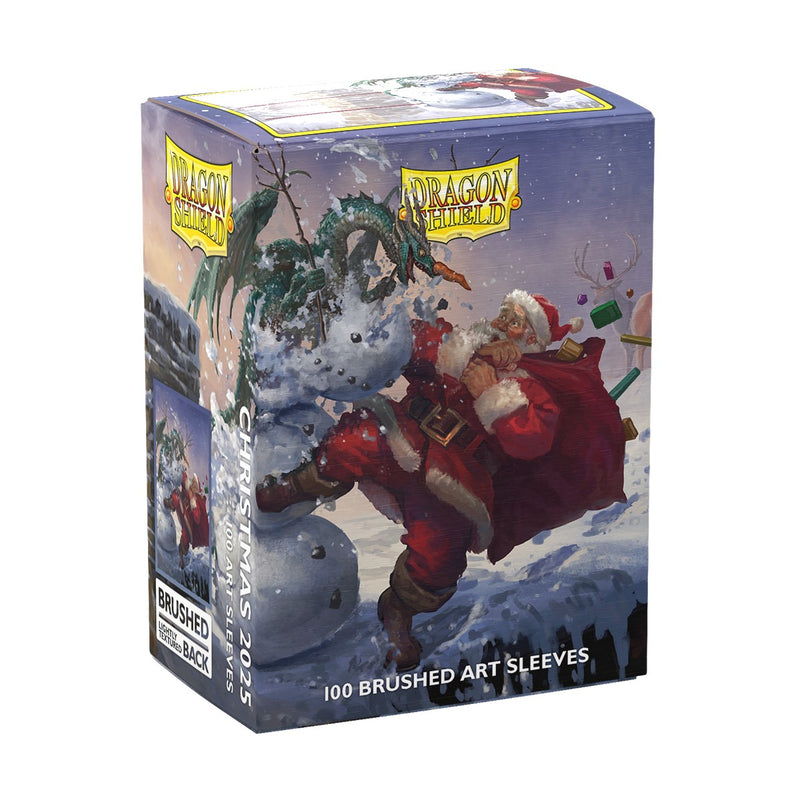 Dragon Shield Sleeves: Standard Brushed Art - Christmas Dragon 2025 100CT