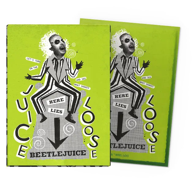 Beetlejuice - Brushed Art Sleeves - Standard Size