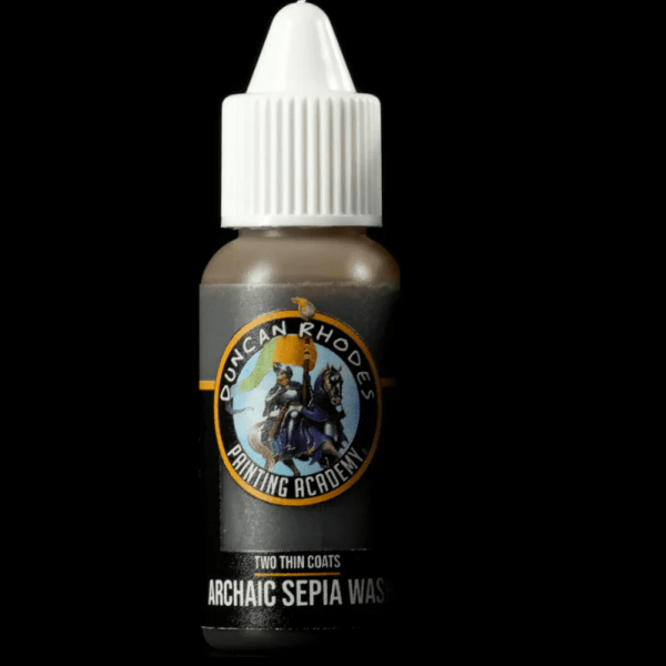 Archaic Sepia Wash - Two Thin Coats