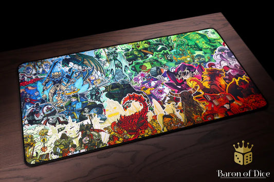 Premium Oversized Playmat - Collage