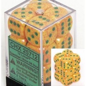 Chessex: Speckled Lotus 16Mm