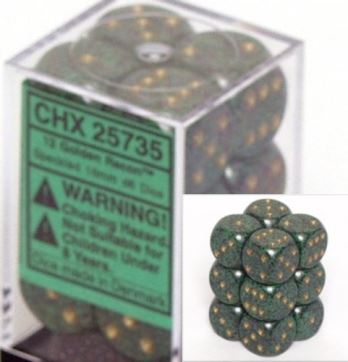 Chessex: Speckled Golden Recon 16Mm