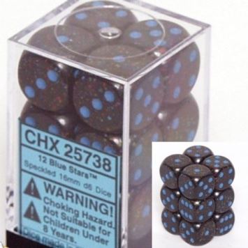 Chessex: Speckled Blue Stars 16Mm